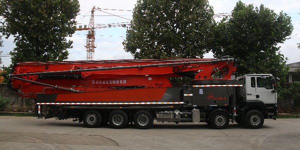 科尼樂70米混凝土泵車以下5點(diǎn)施工優(yōu)勢，工地打灰離不開
